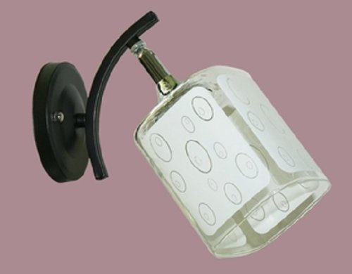 Бра однорожковое Мелодия Света  Е27 Черный хром картинка 